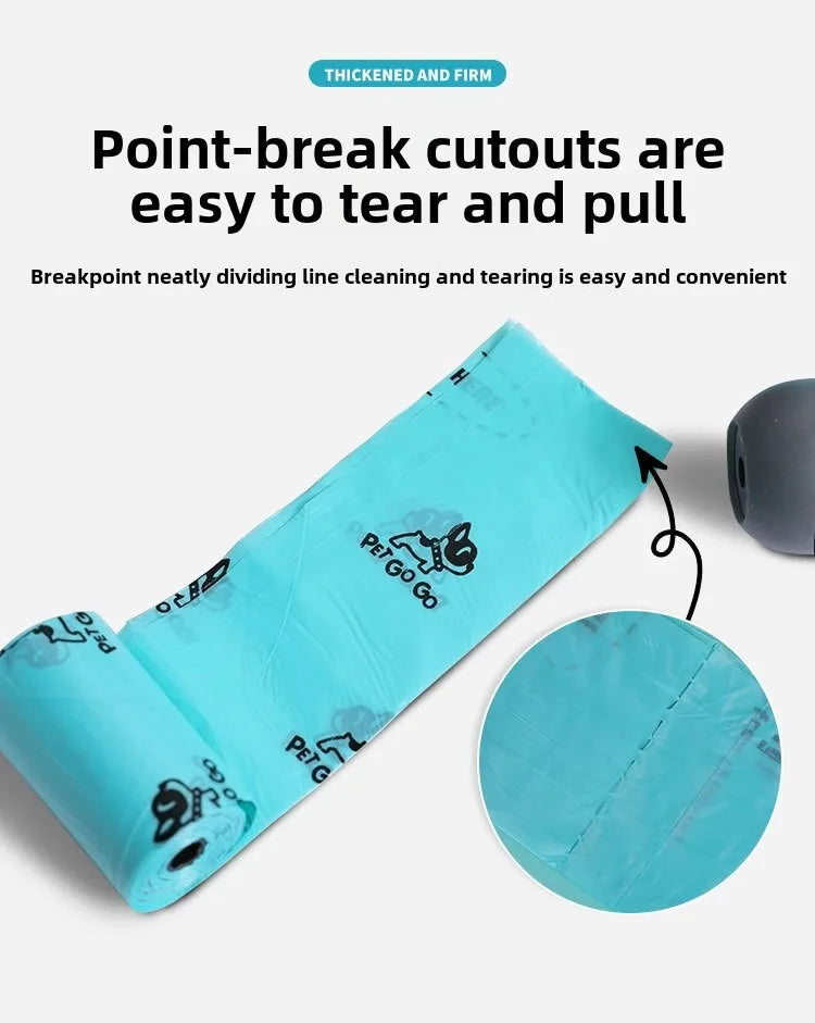 LED Poop Bag Dispenser – Portable Dog Waste Holder with Flashlight