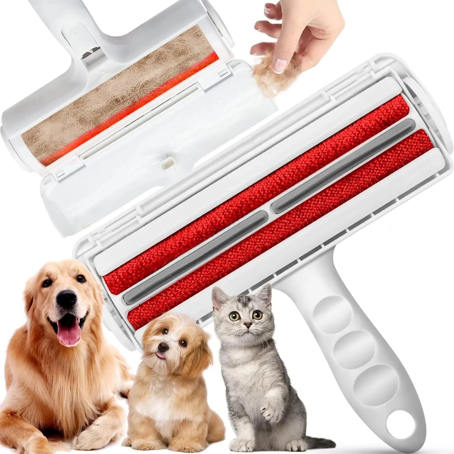 Reusable Pet Hair Remover – Washable Lint Roller