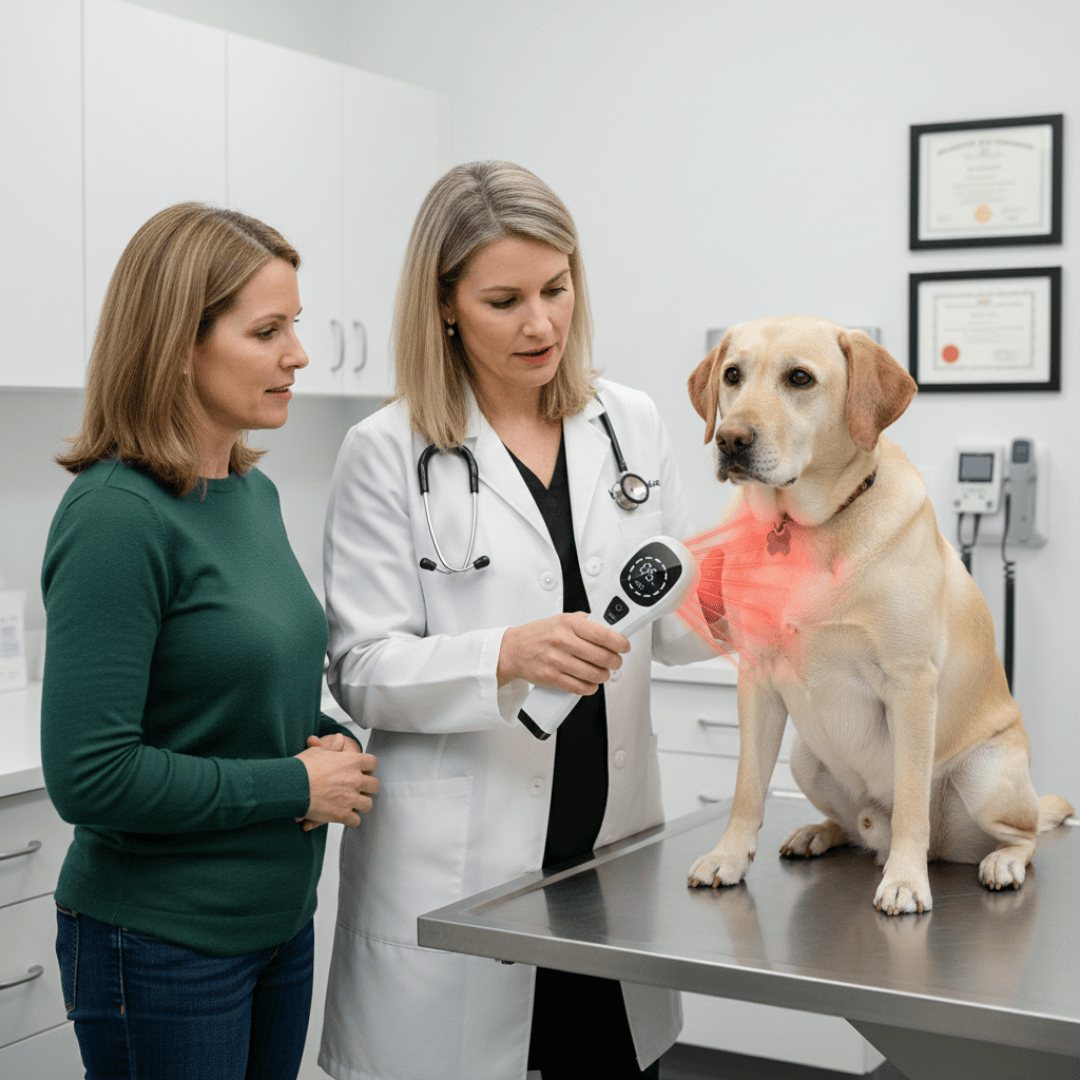 Dual-Wave Red Light Therapy Device for Dogs (808 nm + 650 nm)